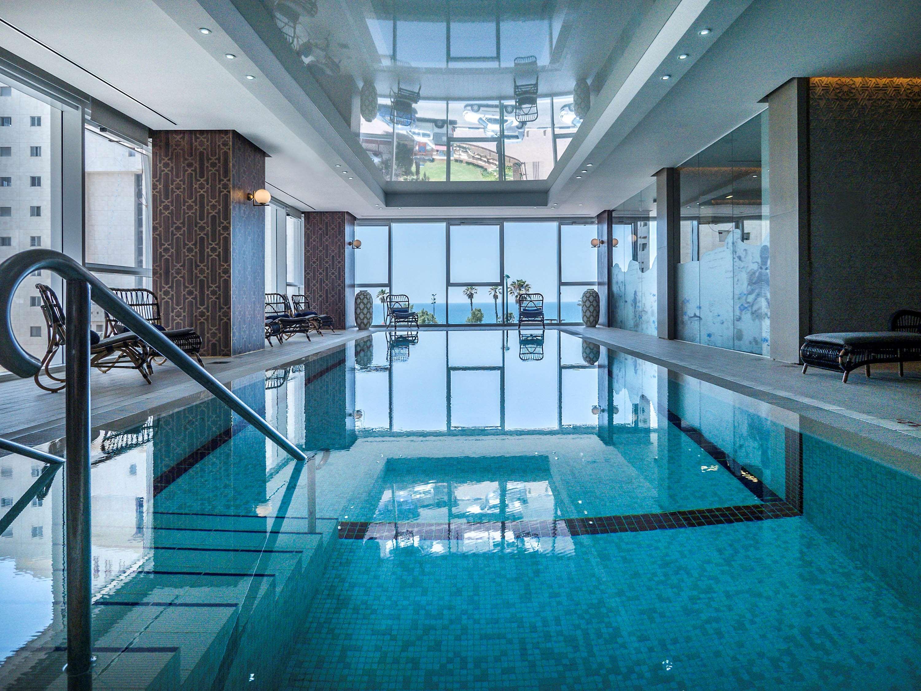David Tower Hotel Netanya By Prima Hotels - 16 Years Plus ภายนอก รูปภาพ The pool at the 1012