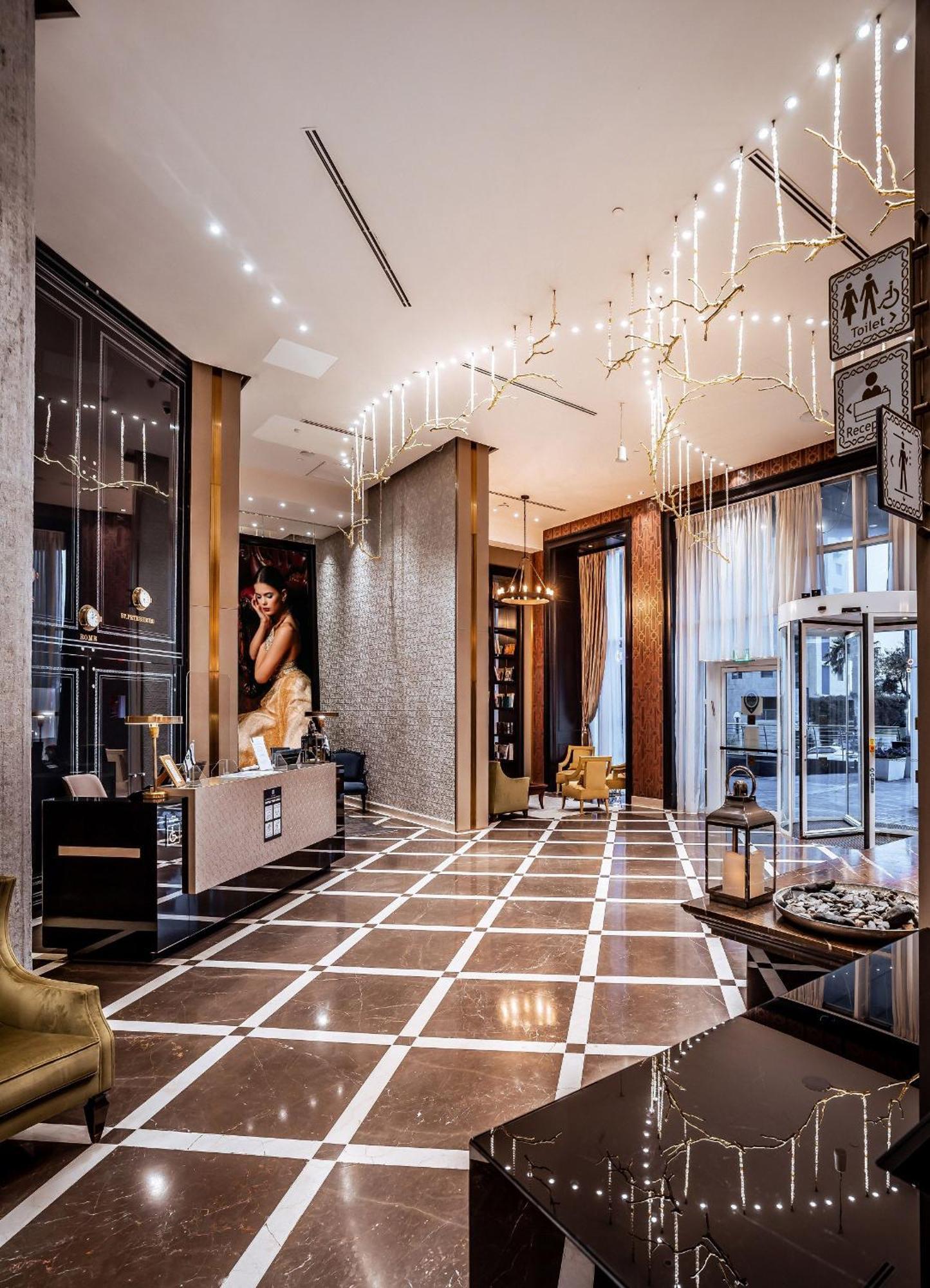 David Tower Hotel Netanya By Prima Hotels - 16 Years Plus ภายนอก รูปภาพ The interior of the hotel