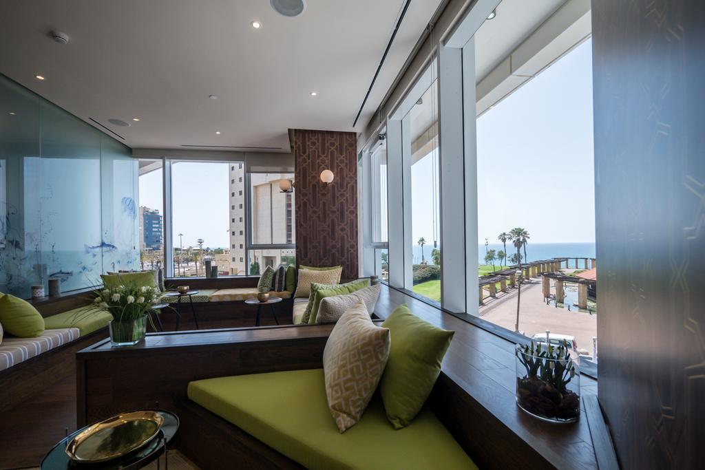 David Tower Hotel Netanya By Prima Hotels - 16 Years Plus ภายนอก รูปภาพ The interior of a suite at the InterContinental