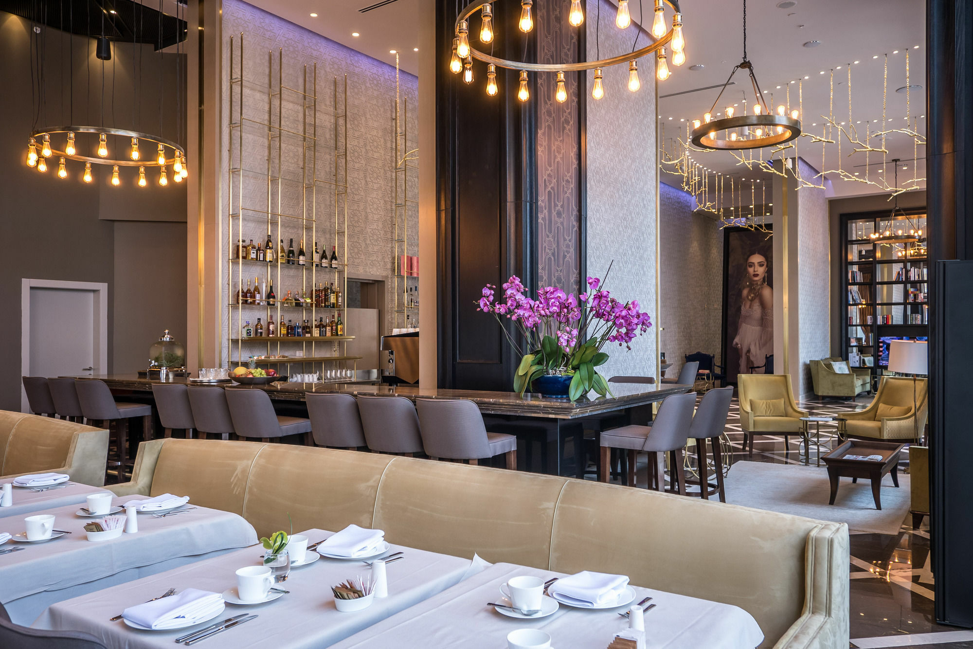 David Tower Hotel Netanya By Prima Hotels - 16 Years Plus ภายนอก รูปภาพ The interior of the restaurant